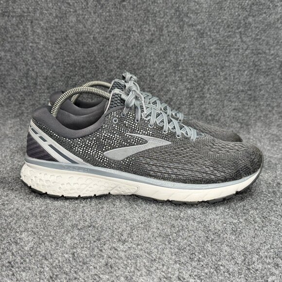 Brooks Ghost 11 Running Shoes Men\'s Size 12 Dark Gray Athletic Training Sneakers